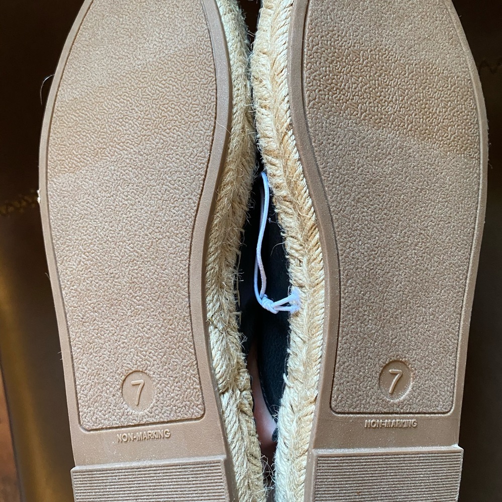 Black and rope loafer slip ons from Target - Picture 4 of 4
